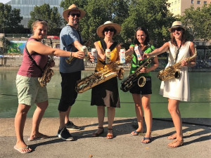 G'mischter Sax - Donaukanal 2018 - Sponsored by Salzburg Milch