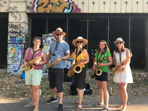 G'mischter Sax - Donaukanal 2018 - Volle Power