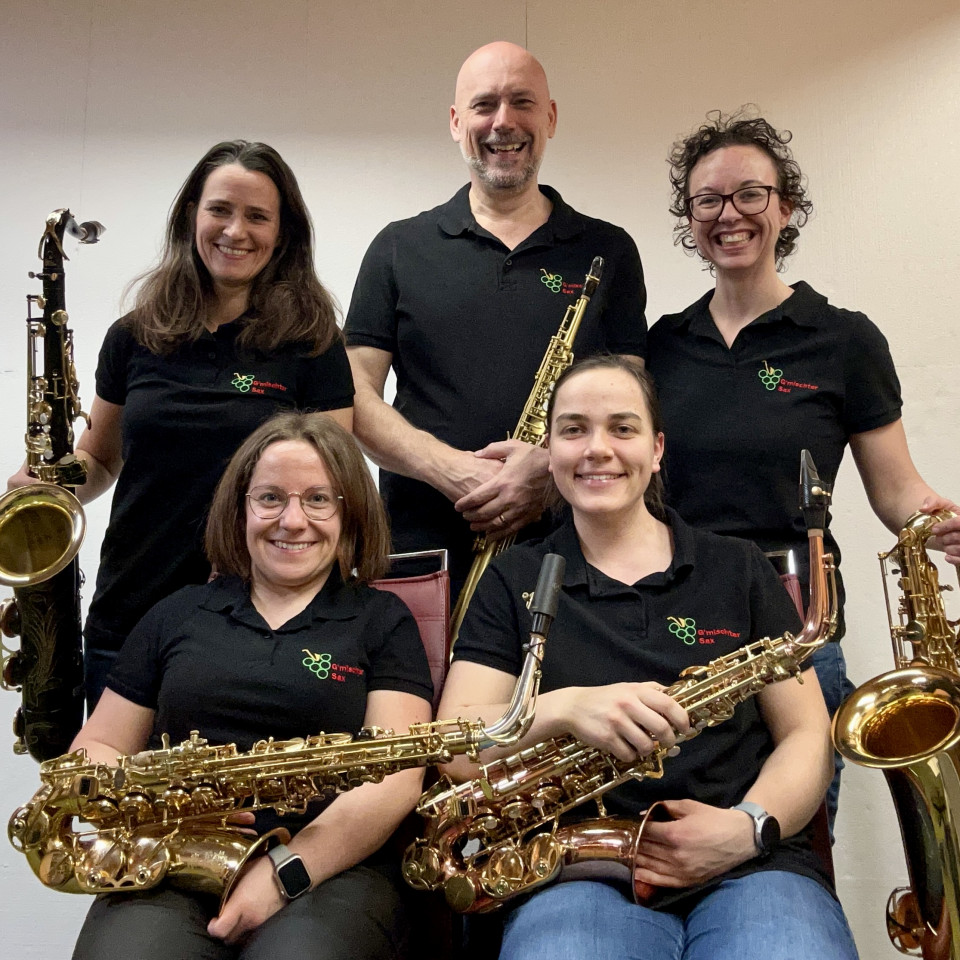 Gruppenfoto G'mischter Sax 2024
